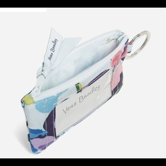 Vera Bradley Marian floral zip ID case NWT - Picture 2 of 2